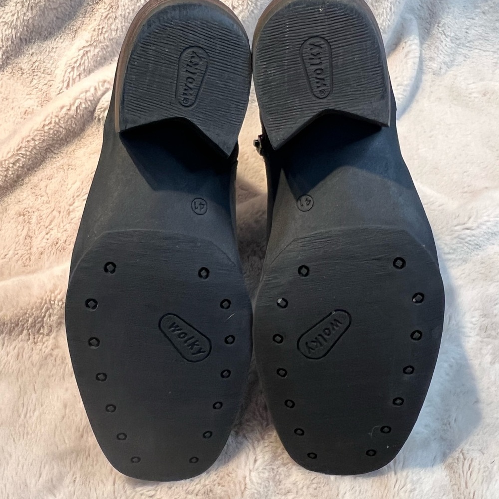 Wolky leather Boots women size 41 or 9.5 - Picture 7 of 7